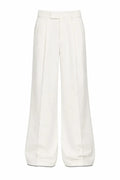 Threadtails signature off white wide leg pants