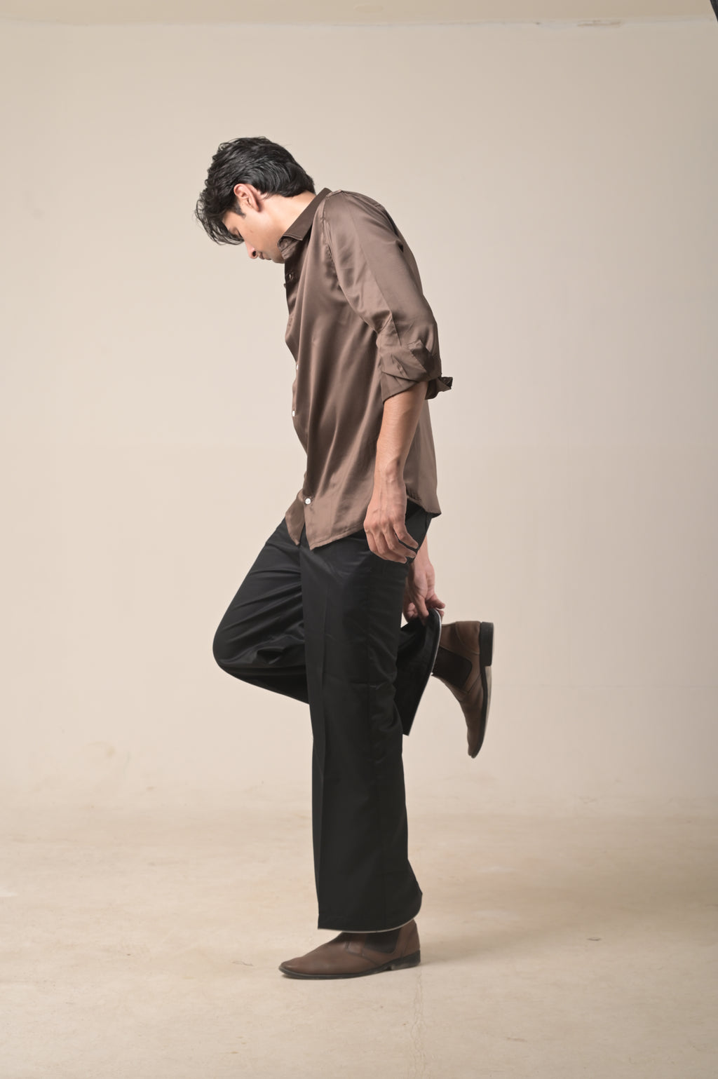 Threadtails signature Black wide leg pants