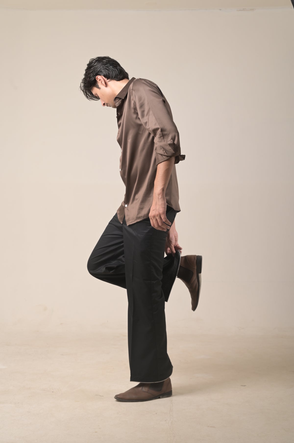Threadtails signature Black wide leg pants