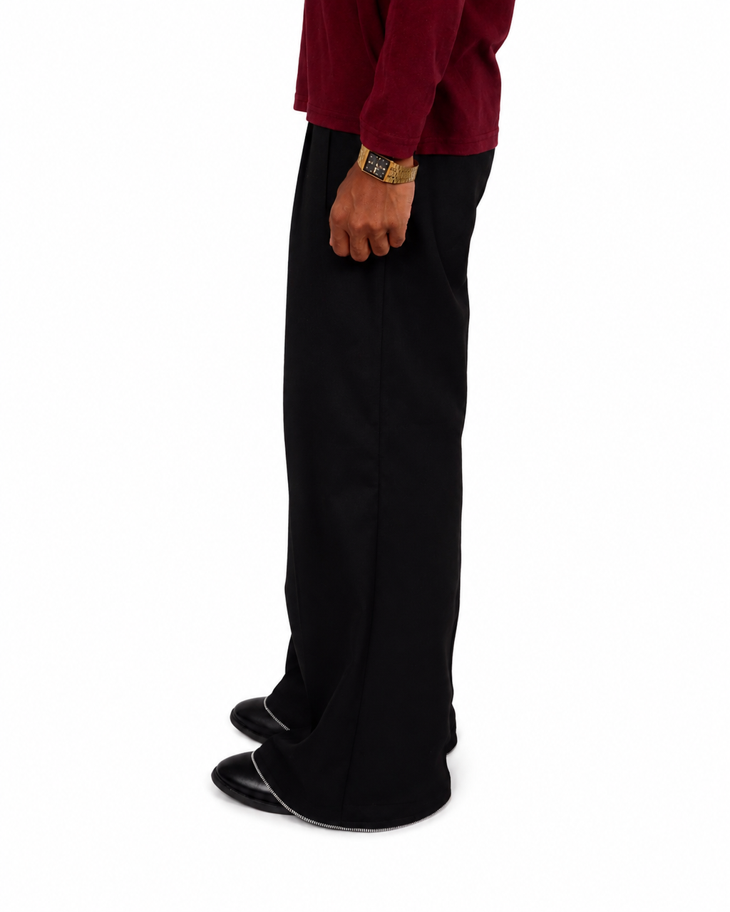 Threadtails signature Black wide leg pants