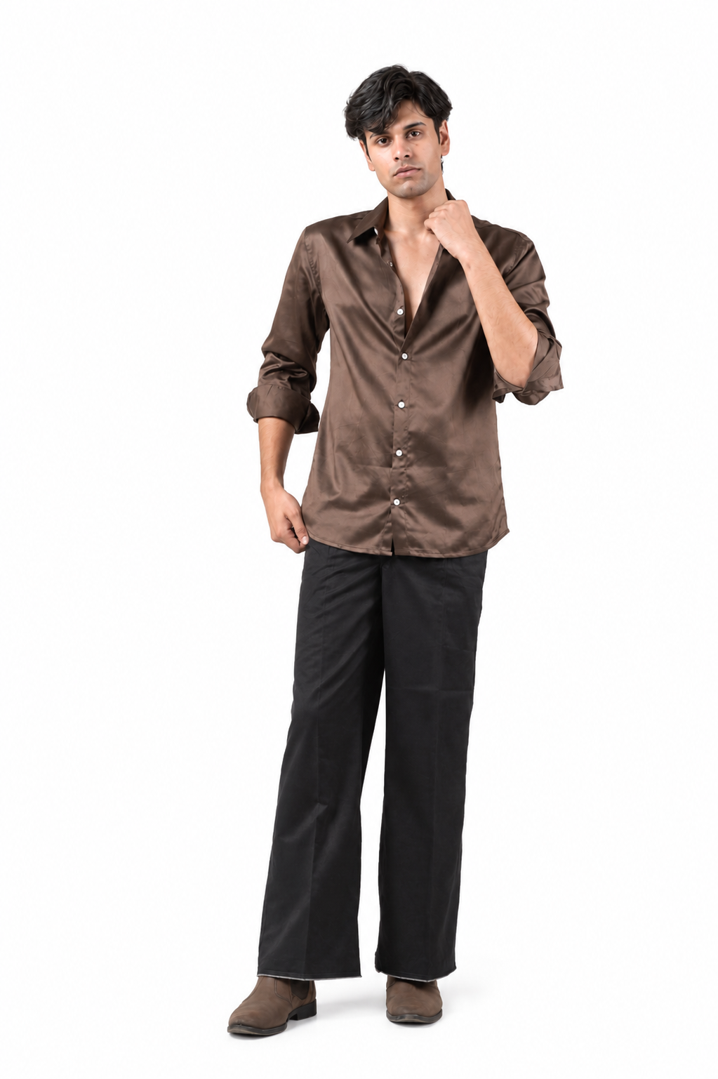 Threadtails signature Black wide leg pants