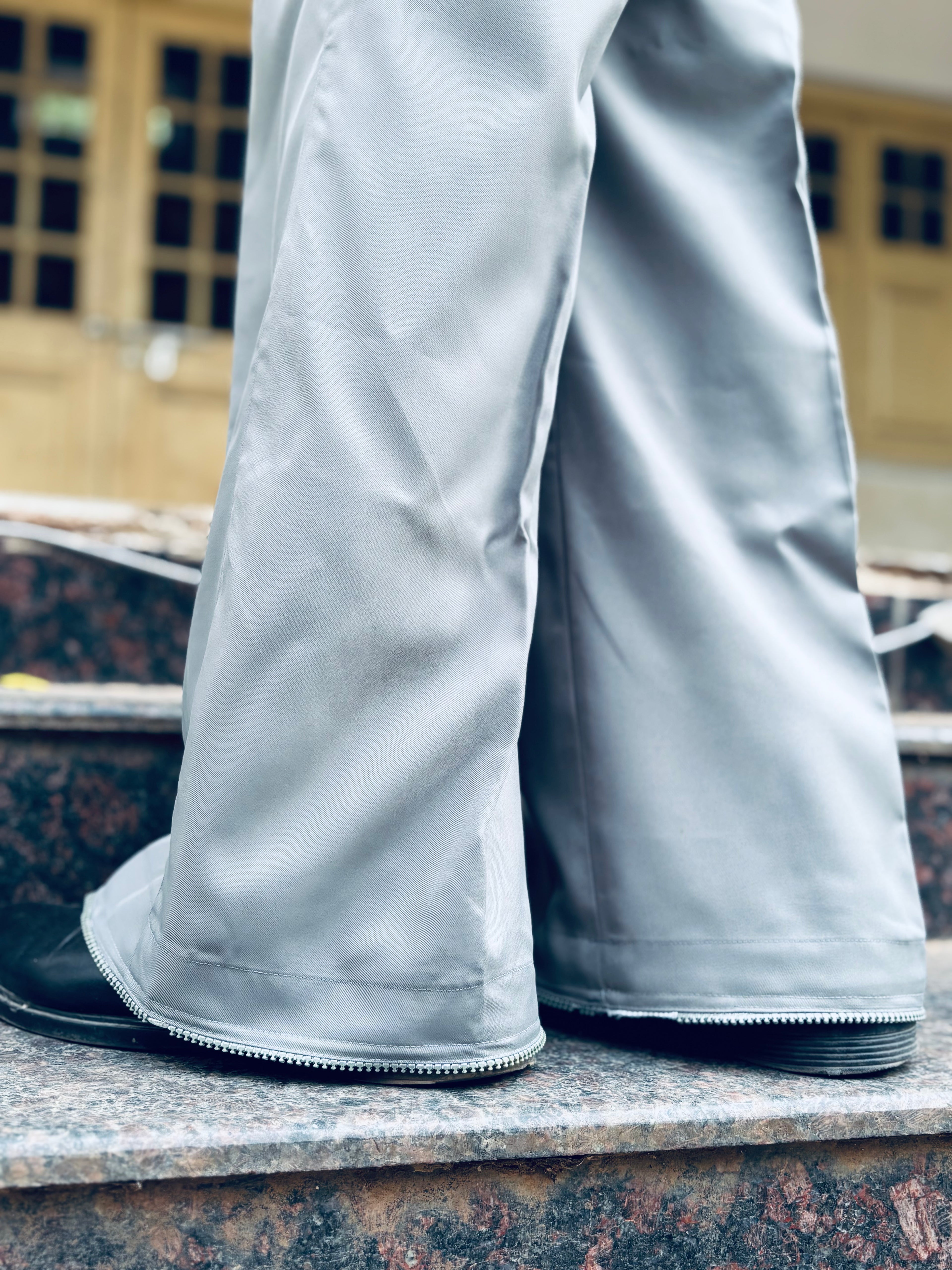 GREY WIDE LEG PANT