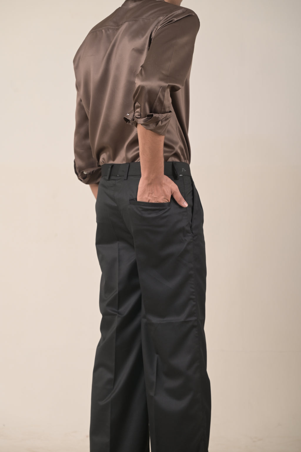 Threadtails signature Black wide leg pants