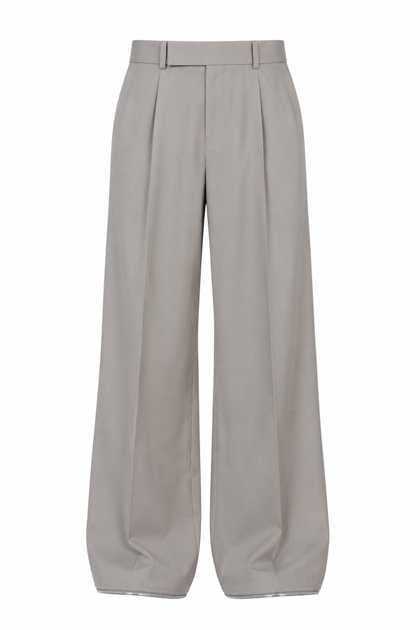 Threadtails Grey wide leg pants