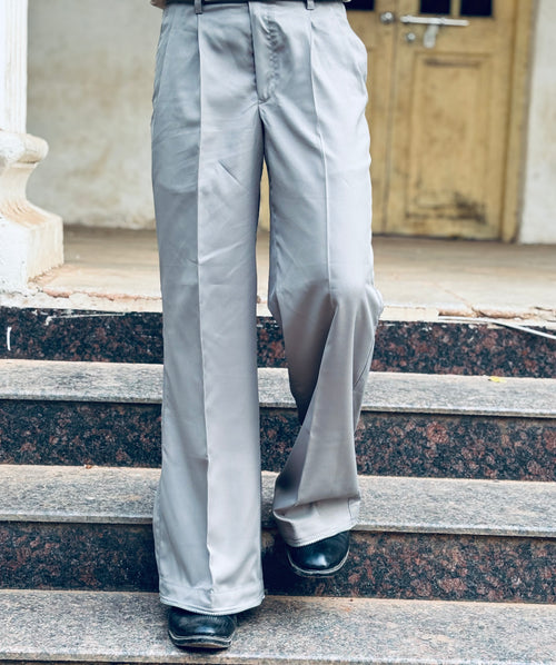 GREY WIDE LEG PANT