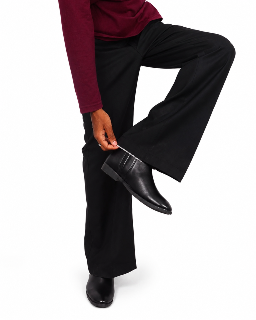 Threadtails signature bootcut trousers