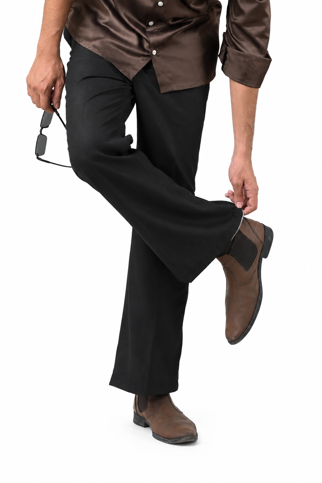 Threadtails signature bootcut trousers